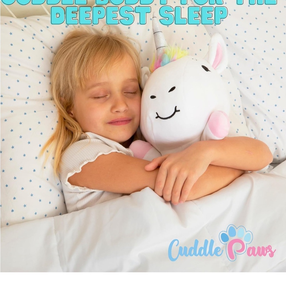 47 INCH Cuddle Paws Unicorn Plush Body Pillow for Kids 🦄 - Picture 5 of 9